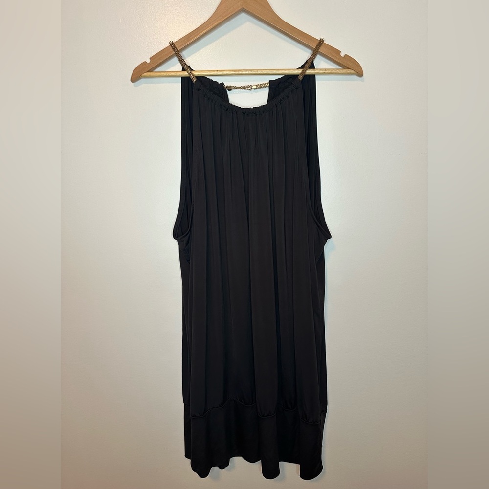 Torrid Gold Chain-Link Halter Tank